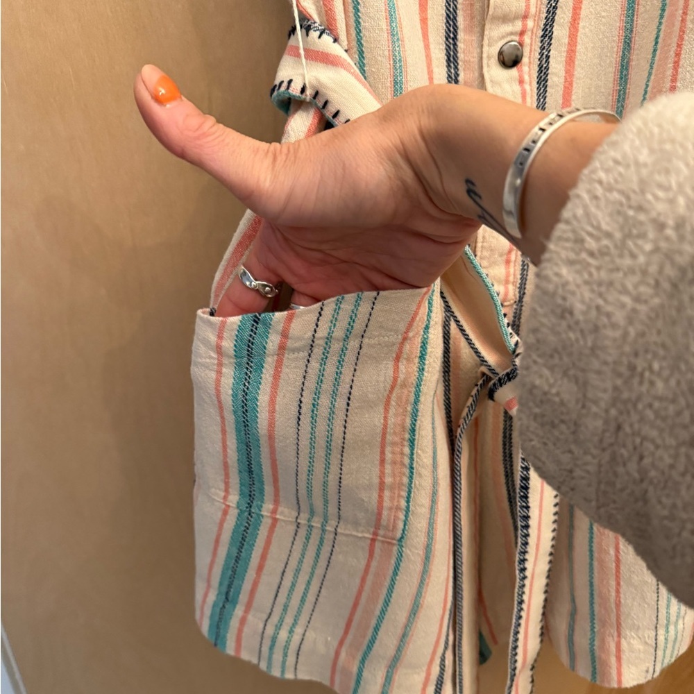 Splendid La Paz Striped Multicolor Romper, Select Item 3/$25. - Picture 12 of 15